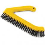 View: 9B40 Wire Brush, Plastic Angular Handle 